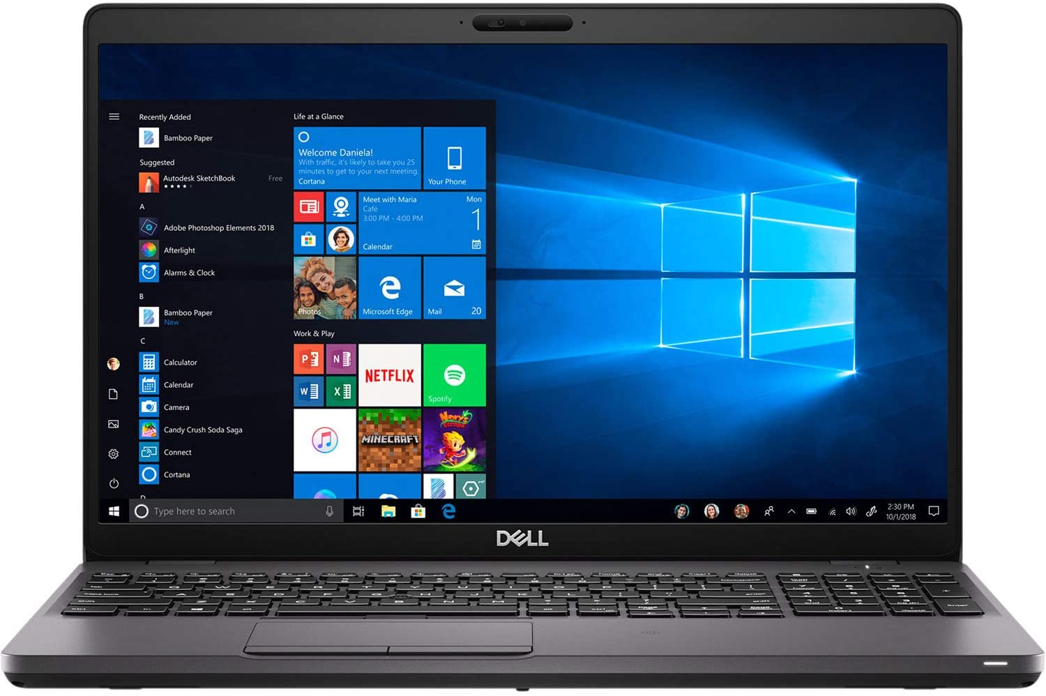 Dell Latitude 5500 Home and Business Laptop (Intel i7-8665U 4-Core, 32GB RAM, 256GB PCIe SSD, Intel UHD 620, 15.6 Dell Latitude 5500 Home and Business Laptop (Intel i7-8665U 4-Core, 32GB RAM, 256GB PCIe SSD, Intel UHD 620, 15.6